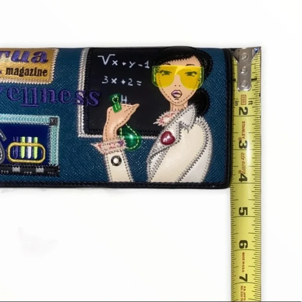 Braccialini Woman Scientist Zipper‎ Wallet NEW​